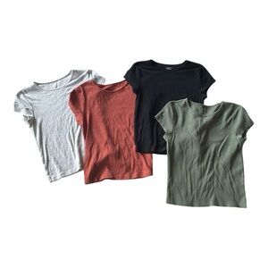 American Eagle Soft & Sexy Tee Bundle | Size M (6 Tops)